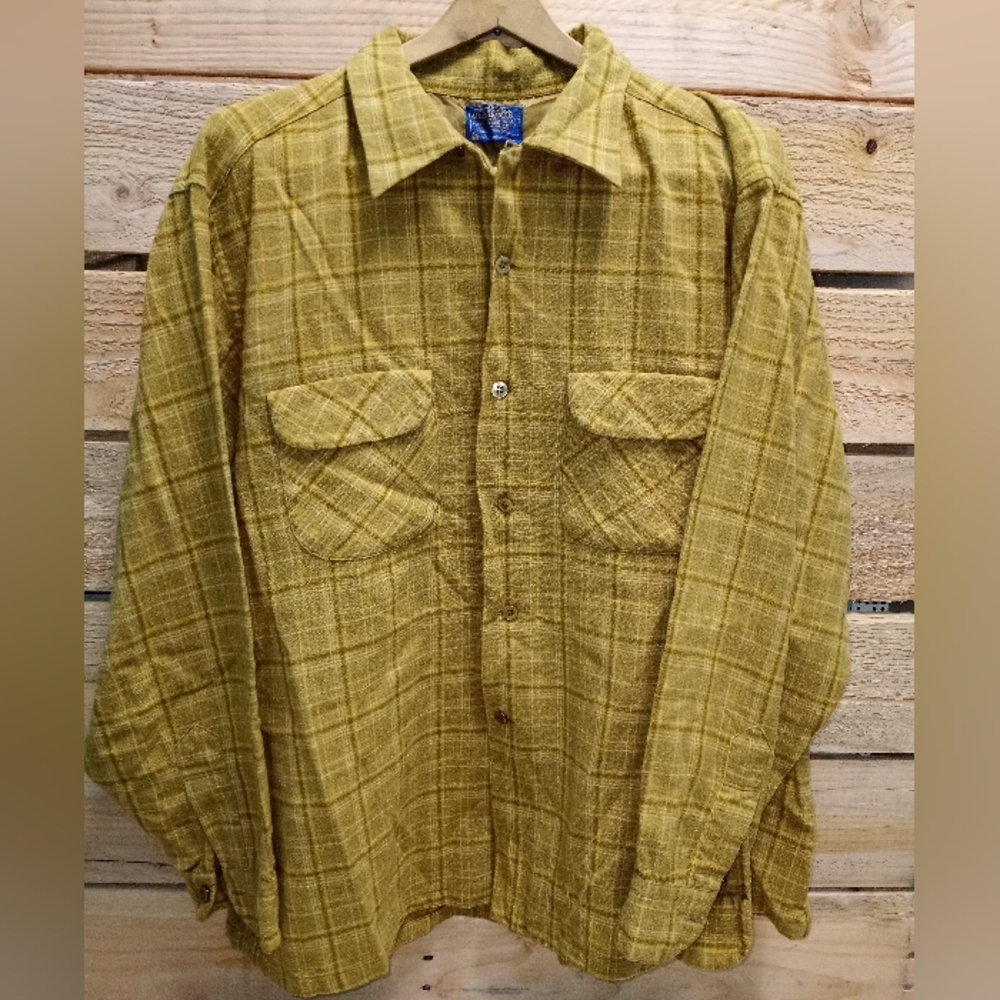 Pendleton 1960s Vintage Wool Button Down